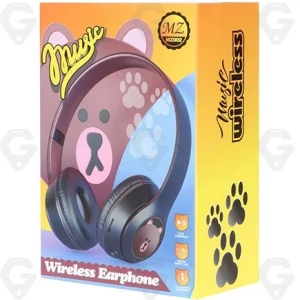 هدفون بلوتوثی عروسکی مدل MZ002 با طراحی خرسی