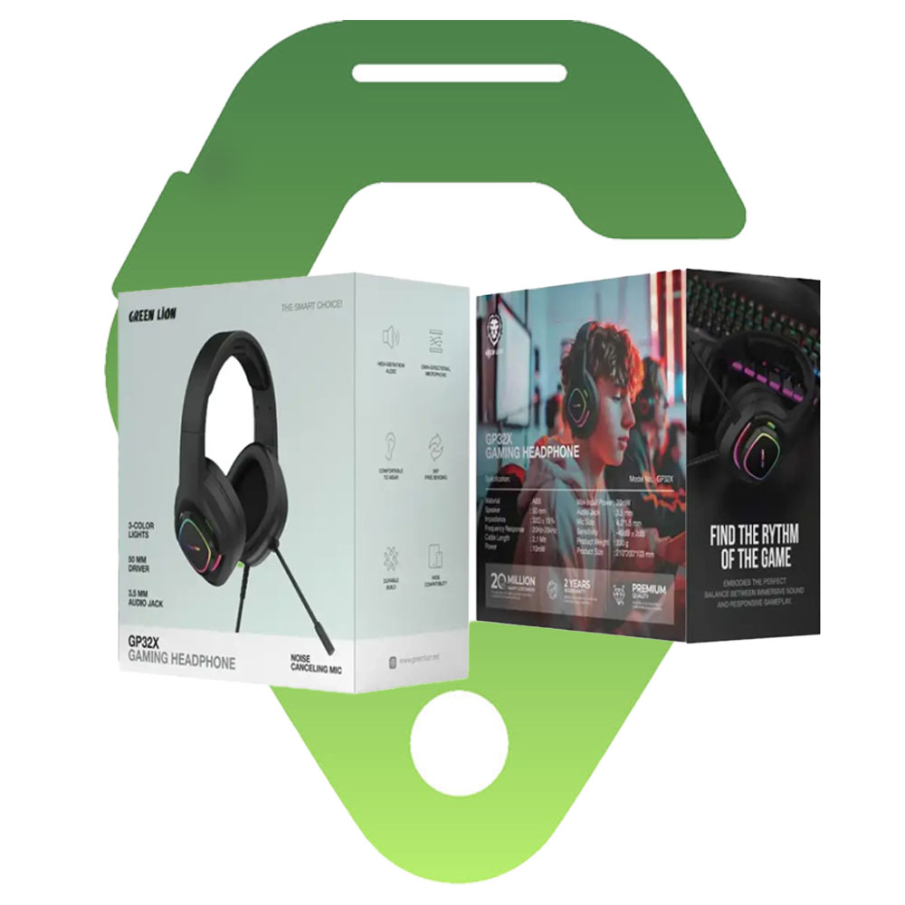 GP32X هدفون GP32X گرین لاین - تصویر 1
