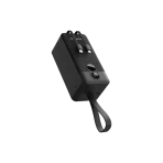 پاوربانک پرودو Porodo PB061 ظرفیت 50000 میلی‌آمپر با کابل‌های داخلی USB-C و Lightning