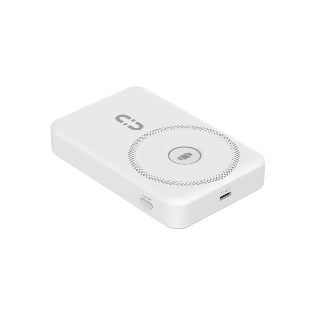 پاوربانک Porodo 10000mAh MagSafe با کابل داخلی لایتنینگ و تایپ سی
