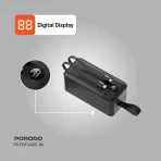 پاوربانک پرودو PB061 ظرفیت 50000 میلی‌آمپر با پورت‌های USB-A و USB-C