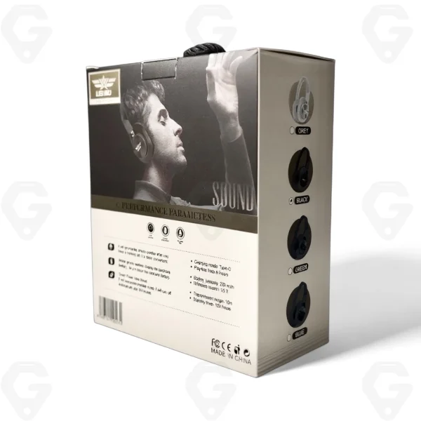 هدفون بلوتوثی LELISU مدل LS-230 با طراحی دورگوشی و قابلیت اتصال بی‌سیم و سیمی