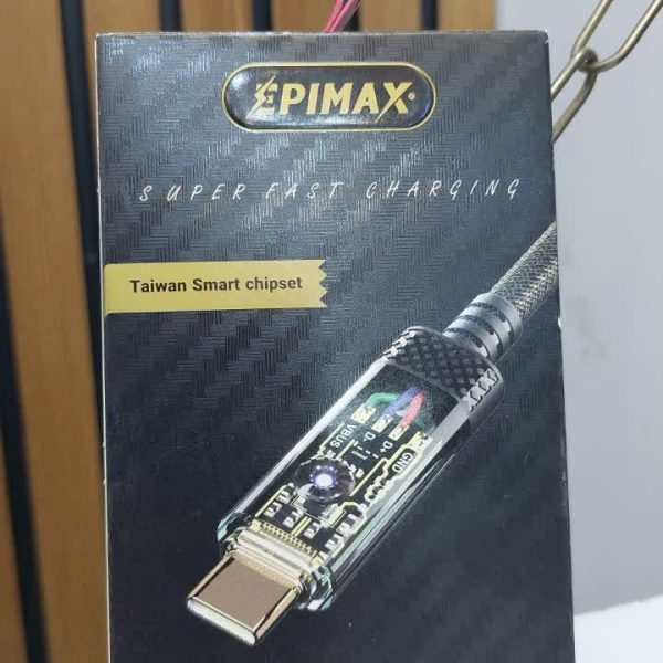 کابل شارژ هوشمند دو سر 65W) TYPE_C) برند EPIMAX مدل EC_133