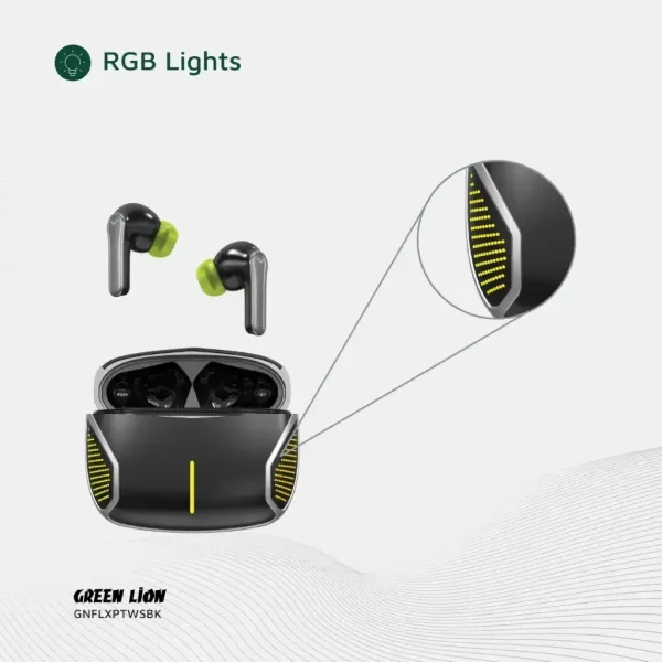 Green Lion Flex Pro TWS رنگ مشکی