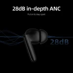 بدنه پلاستیکی مقاوم در برابر گرد و غبار هدفون QCY T13 ANC 2