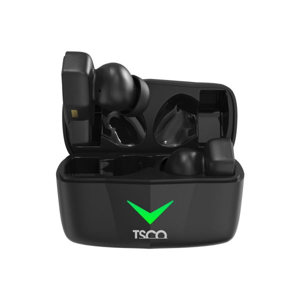 کیس شارژ و دو گوشی هدست تسکو TH-6350TWS با طراحی پلاستیکی سبک ۴۹ گرمی