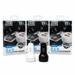 نمایش اندازه و ابعاد کوچک شارژر فندقی Pector P732 با وزن ۲۰۰ گرم
