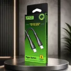 کابل USB-C ویکو مدل We-49 با توان ۶۰ وات و روکش TPE طرح پوست مار