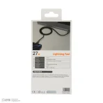 کابل سیلیکونی هایکواستار 170C-L طول 1 متر برای شارژ سریع و انتقال داده دستگاه‌های لایتنینگ