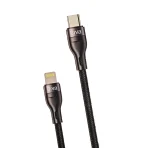 کابل شارژ بیوا Type-C به Lightning مدل C-08CL با طول 1.2 متر و روکش بافته‌شده