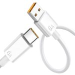 کابل شارژ USB به Type-C ساساتیری S-80T یک متری